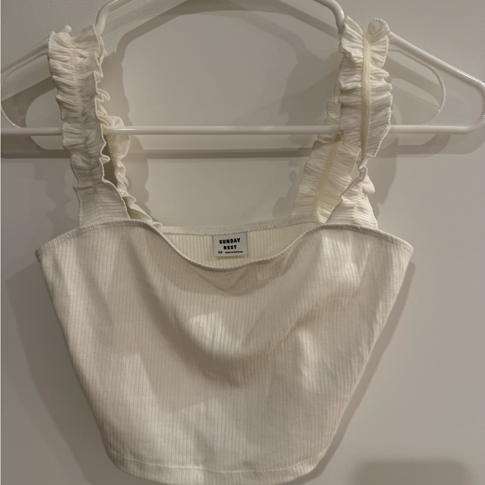 Aritzia (Sunday Best) Firecracker Crop Top